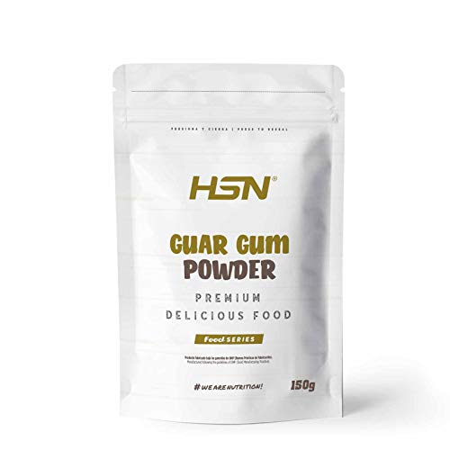 HSN Guar-Pulver | Natürliches und gesundes Verdickungsmittel für Rezepte | Faserquelle + Säuremittel | vegan, glutenfrei, laktosefrei | 150 g von HSN