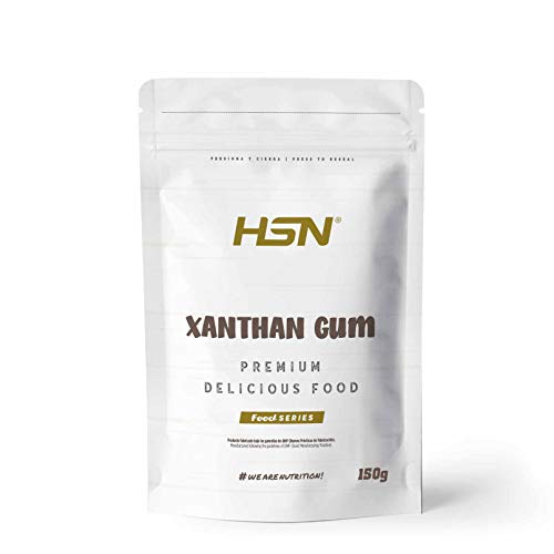 HSN – Xanthan Gum Pulver | 150 g | Verdickungsmittel für Lebensmittel | Ideal für Fitness-Rezepte | Löslicher Ballaststoff zum Andicken | GVO-frei, vegan, glutenfrei, laktosefrei von HSN