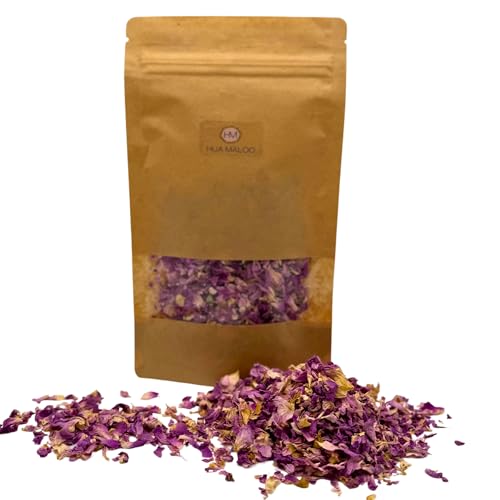 HUA MALOO Damaszener Rosenblüten 10g – Getrocknete Rosen für Tee, Backen & Dekoration, 100% essbar, intensiv duftend & ohne Zusatzstoffe HUA MALOO Damaszener Rosenblüten 10g – Getrocknete Rosen für Tee, Backen & Dekoration, 100% essbar, intensiv duftend & ohne Zusatzstoffe von HUA MALOO