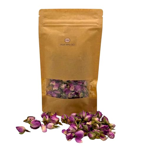 HUA MALOO Damaszener Rosenknospen – Getrocknete Rosen für Tee, Backen & Dekoration, 100% essbar, intensiv duftend & ohne Zusatzstoffe (30g) HUA MALOO Damaszener Rosenknospen – Getrocknete Rosen für Tee, Backen & Dekoration, 100% essbar, intensiv duftend & ohne Zusatzstoffe (30g) von HUA MALOO