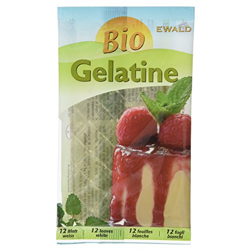 Ewald Bio-Gelatine 12 Blatt, 20g Ewald Bio-Gelatine 12 Blatt, 20g von HULAXILOTI