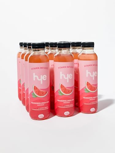 HYE® Mind & Mood Drink Wassermelone | Booster Getränk Mit Ashwagandha & Nootropika | Mit Ashwagandha, Ginkgo, Vitamin C & Zink | Kalorienarm, Fruchtiger Geschmack & Natürliche Zutaten | 500ml von HYE