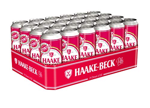 Haake Beck Pils Dosenbier, EINWEG, Pils Bier (24 x 0.5 l Dose) von Haake Beck