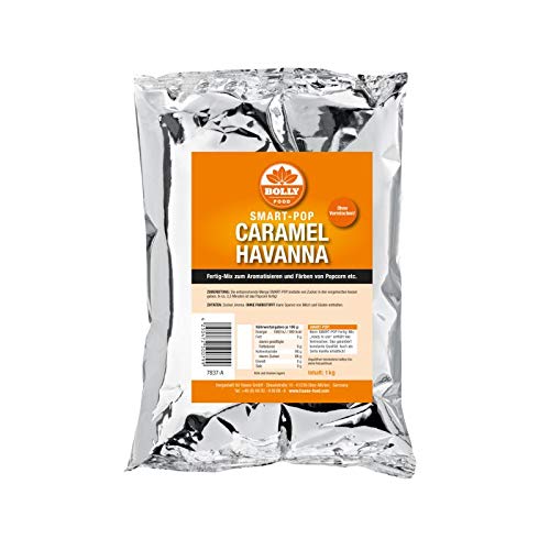 Popcorn Zucker Caramel Havanna Fertig Mix Smart Pop 1 kg Beutel Zuckerwatte Backen von Haase Food