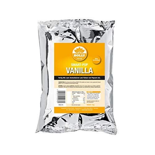 Popcorn Zucker Vanille Fertig Mix Smart Pop 1 kg Beutel Zuckerwatte Backen von Haase Food