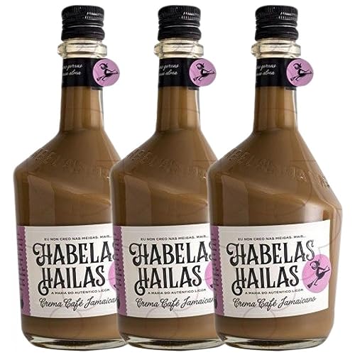 Cremelikör Habelas Hailas Café Jamaicano 70 cl (Schachtel mit 3 Flaschen von 70 cl) von Habelas Hailas