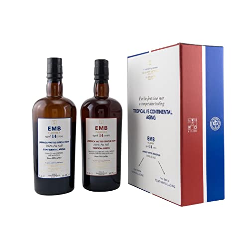 EMB Plummer 14 Jahre - Tropical vs Continental Aging - Comparative Tasting Set - 2 Flaschen - Scheer Velier Main Jamaica Vatted Single Rum von Habitation Velier