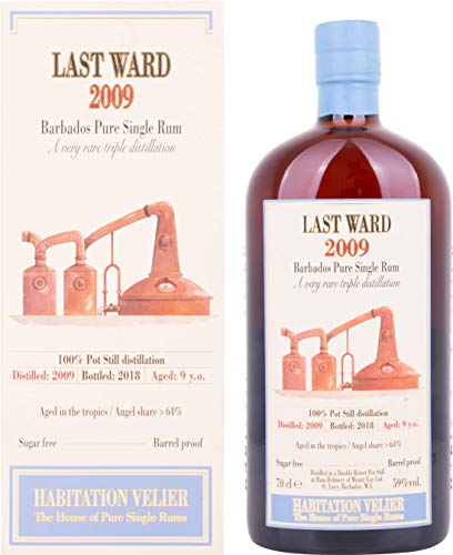 Habitation Velier LAST WARD Mount Gay Barbados Pure Single Rum 2009 (1 x 0.7 l) von Habitation Velier