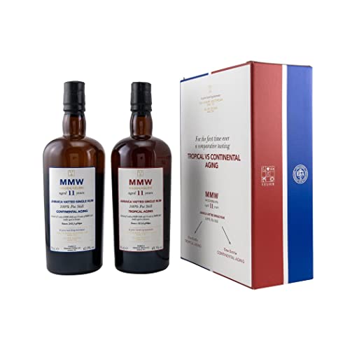 MMW Wedderburn 11 Jahre - Tropical vs Continental Aging - Comparative Tasting Set - 2 Flaschen - Scheer Velier Main Jamaica Vatted Single Rum von Habitation Velier