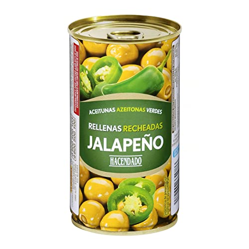 Hot Jalapeno-Oliven, gefüllt, 350 g, 6 Stück von Hacendado