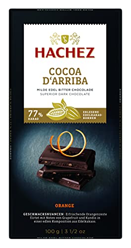 Hachez Cocoa Tafel - Cocoa d'Arriba Tafel Orange, 5er Pack (5 x 100 g) von Hachez