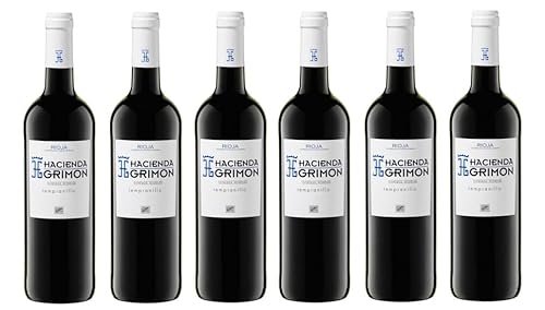 6x 0,75l - Hacienda Grimón - Tinto - Tempranillo - Rioja D.O.Ca. - Spanien - Rotwein trocken von Hacienda Grimón