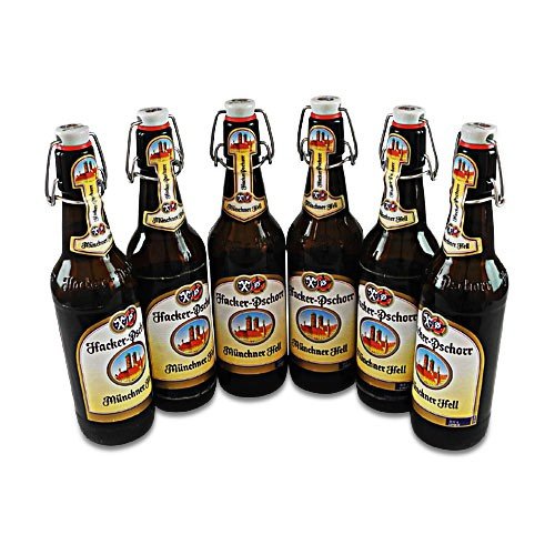 Hacker-Pschorr Münchner Hell (6 Flaschen à 0,5 l / 5,0% vol.) von Hacker Pschorr Bräu