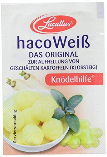 Hacoweiss Knödel, 20er Pack (20 x 5 x 5 g) von Lucullus
