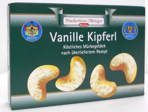Haeberlein Metzger Vanille Kipferl Köstliches Mürbegebäck 100g nach überliefertem Rezept von Haeberlein Metzger