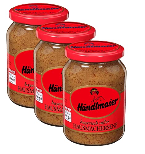 Händlmaier | bayerisch Hausmachersenf süß 335g | 3er Pack von Händlmaier