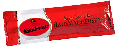 Händlmaier süßer Senf 210 BEUTEL x 15ml Gastro/Metzger von Händlmaier