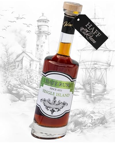 HAFF Rum Single Island | Premium Rum von den karibischen Inseln | dezente Vanillenote | 16 Jahre gereifter Rum aus der Dominikanischen Republik | 40% Rum mit tropischen Früchten | 200ML von Haffliebe, Haff Rum