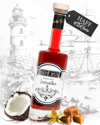 HAFF Rum Jamaika | Premium Rum von den karibischen Inseln | 40 % Rum für Genießer | 20 Jahre gereifter Rum aus Jamaika | Rum mit Vanille-, Kokos- & Karamellaroma | 700ML von Haffliebe, Haff Rum
