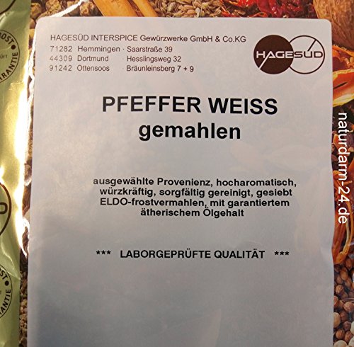 Hage Süd Pfeffer weiß gemahlen, 1kg Hage Süd Pfeffer weiß gemahlen, 1kg von Hage Süd