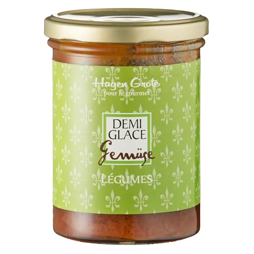 Hagen Grote Gemüse Demi Glace, 400 g Glas, hocharomatische, konzentrierte Grundsauce, auch für Suppen oder Ragout, rein natürlich, sehr ergiebig Hagen Grote Gemüse Demi Glace, 400 g Glas, hocharomatische, konzentrierte Grundsauce, auch für Suppen oder Ragout, rein natürlich, sehr ergiebig von Hagen Grote