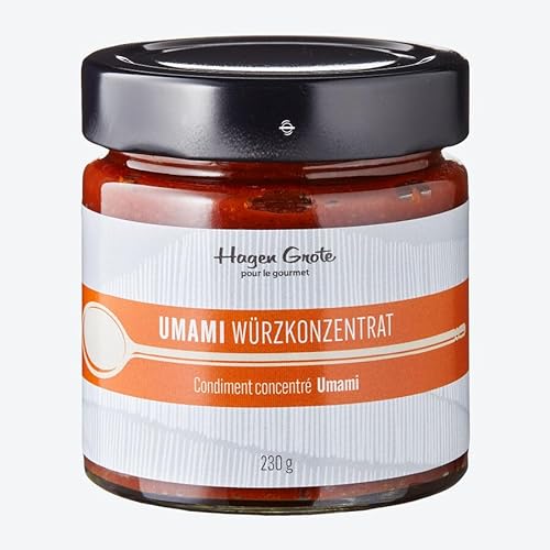 Hagen Grote Umami Würzkonzentrat, 230 g Glas, aus rein natürlichen Zutaten, verleiht Saucen und Suppen intensive Umami-Geschmacksfülle Hagen Grote Umami Würzkonzentrat, 230 g Glas, aus rein natürlichen Zutaten, verleiht Saucen und Suppen intensive Umami-Geschmacksfülle von Hagen Grote