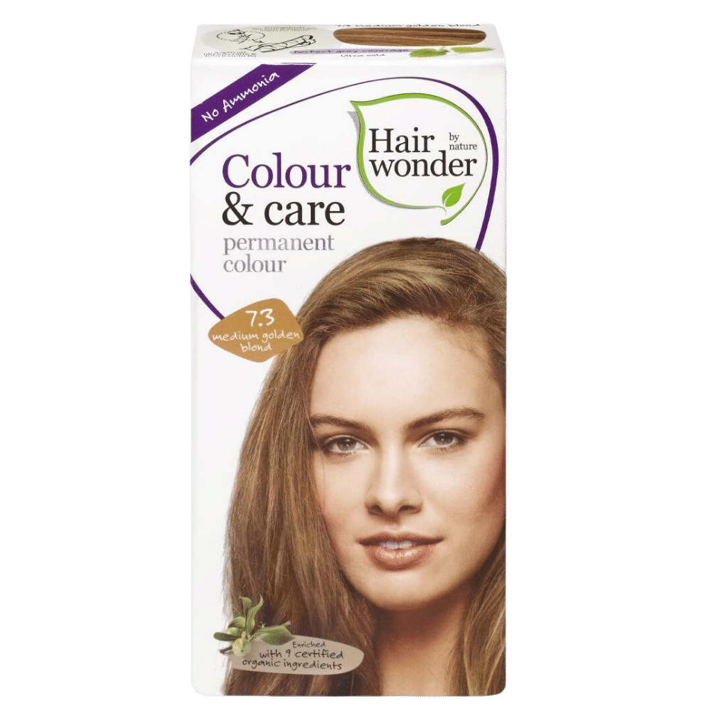 Farbe & Pflege Mittleres Goldblond 7.3 Farbe & Pflege Mittleres Goldblond 7.3 von Hairwonder