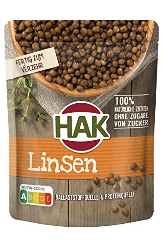 Linsen 205g im Beutel HAK 7 Stück (7 x 205 gr) von Hak