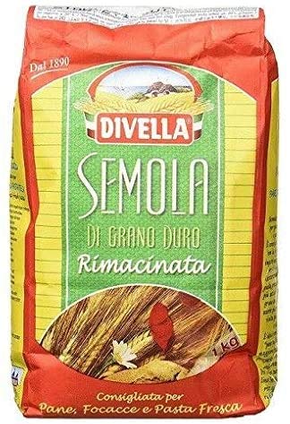 Hartweizengrieß - Semola di Grano Duro Rimacinata - 12 x 1000 g Vorratspacket 12 kg von Halal-Wear