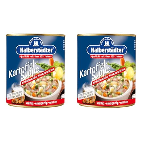 Halberstädter Kartoffel-Suppe, 2er Pack (1 x 800 g) von Halberstädter