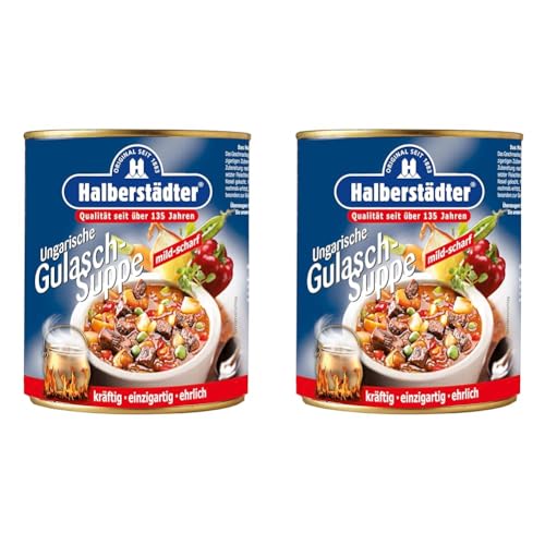 Halberstädter Ungarische Gulasch-Suppe, 2er Pack (1 x 800 g) von Halberstädter