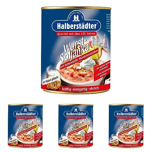 Halberstädter Wurst-Soljanka, 4er Pack (1 x 800 g) von Halberstädter
