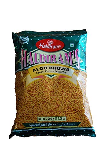 3x Haldiram's Aloo Bhujia- pikant- würzige Kartoffelnudeln - 200g 3x Haldiram's Aloo Bhujia- pikant- würzige Kartoffelnudeln - 200g von Haldiram´s