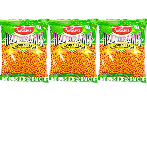 3x Haldiram´s Boondi Masala 200g - Indische Knabbereien 3x Haldiram´s Boondi Masala 200g - Indische Knabbereien von Haldiram´s