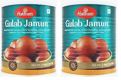 HALDIRAM Gulab Jamun, 1000 g (Packung mit 2) von Haldiram's