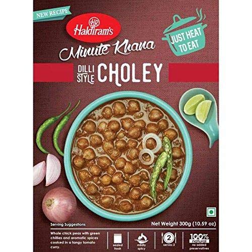 Haldiram's Minute Khana Dilli Style Choley, 300 g, 3 Stück von Haldirams