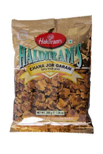 Haldiram Chana Jor Garam (Spicy Black Gram) – 200 g (2 Stück) von Haldiram