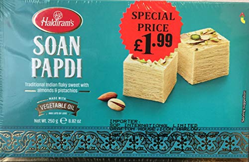 2x Haldiram's Soan Papdi 250g Indische Süßigkeiten von Haldirams