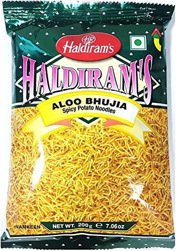 Haldiram's Aloo Bhujia Sev 200 g – 4 Stück von Haldiram's