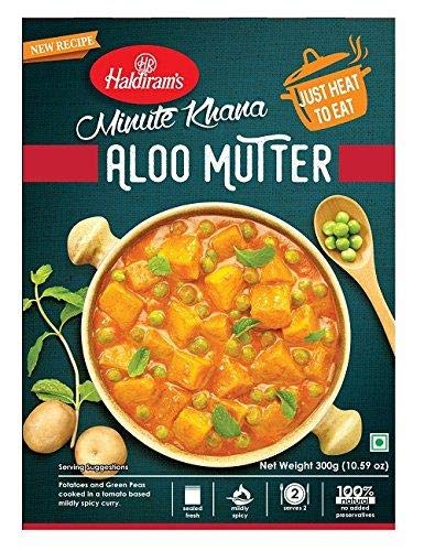 Haldiram's Minute Khana - Ready to Eat - Aloo Mutter - 300 g Haldiram's Minute Khana - Ready to Eat - Aloo Mutter - 300 g von Haldirams