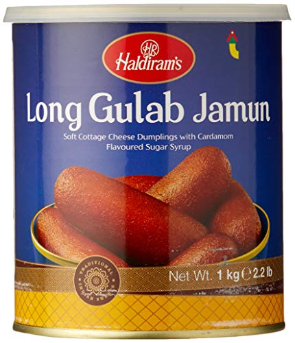Haldirams Haldiram's Long Gulab Jamun – 1 kg, 1000 g Haldirams Haldiram's Long Gulab Jamun – 1 kg, 1000 g von Haldirams