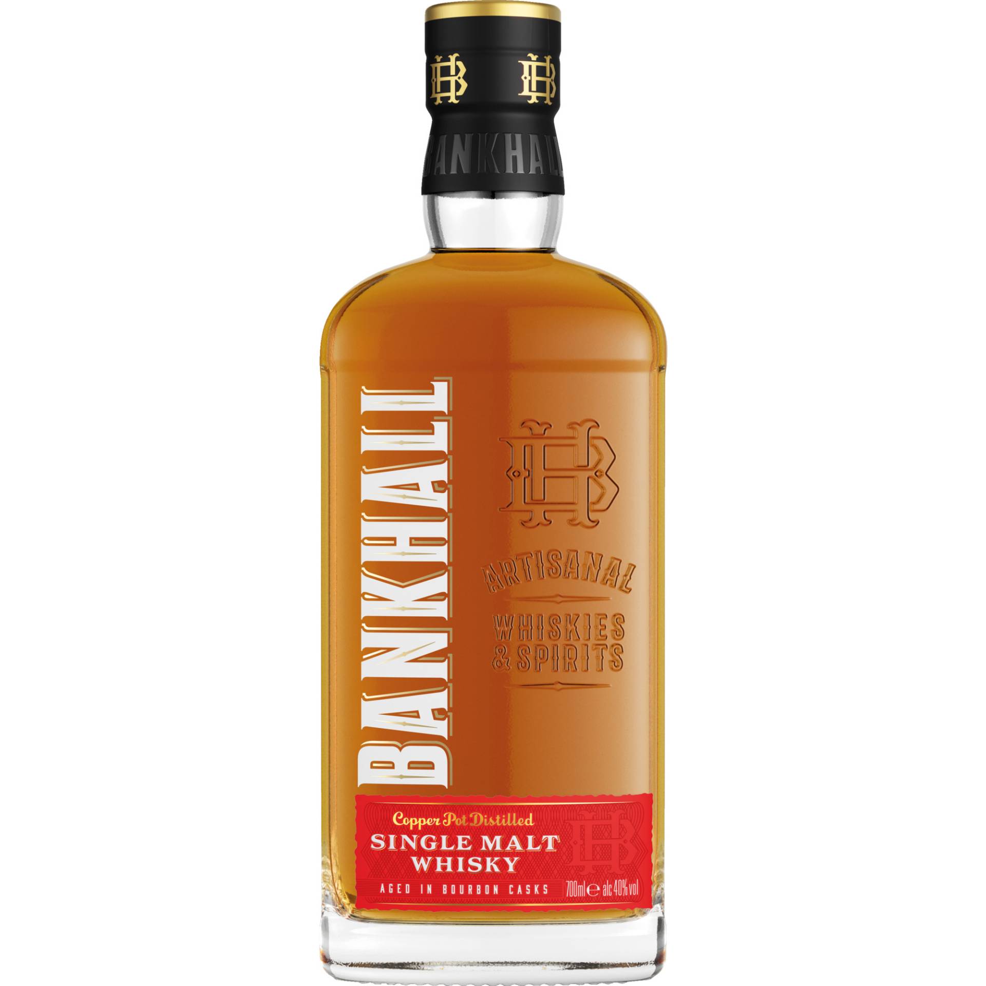 Bankhall Single Malt Whiskey Halewood, 0,7L, 40% Vol., Spirituosen Bankhall Single Malt Whiskey Halewood, 0,7L, 40% Vol., Spirituosen von Halewood, -W1W 5PA London