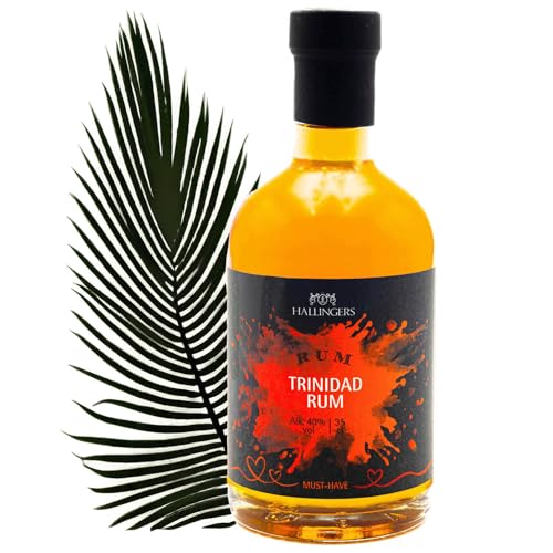 Hallingers Trinidad Rum 40% - Premium Rum (Glas) - Ostergeschenke Osterkörbchen Ostereier & als Osterdeko | Danke Silvester Freundschaft Genesung von Hallingers Genuss Manufaktur