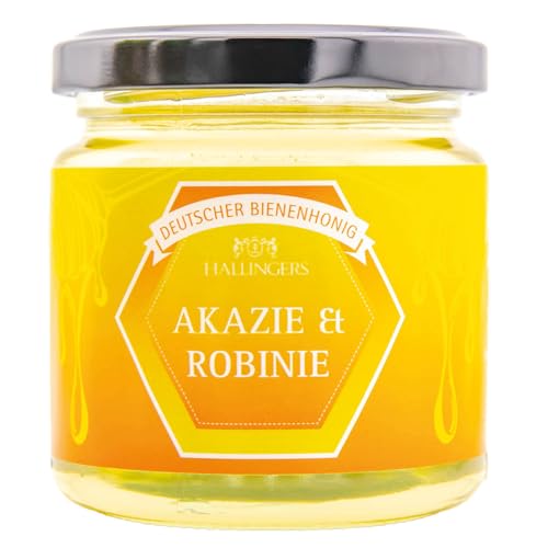 Hallingers Akazie & Robinie - Deutscher Bienenhonig (Glas) - Muttertagsgeschenk & Geschenkideen zum Vatertag | Genesung Ruhestand Freundschaft Hallingers Akazie & Robinie - Deutscher Bienenhonig (Glas) - Muttertagsgeschenk & Geschenkideen zum Vatertag | Genesung Ruhestand Freundschaft von Hallingers Genuss Manufaktur