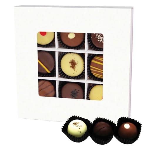 Hallingers Glitzerweiß L - Manufaktur Pralinen Geschenk handmade teils mit Alkohol aus Edelkakao Schokolade (Box) - Muttertagsgeschenk & Geschenkideen zum Vatertag | Hochzeit Glückwunsch Danke Jahrest Hallingers Glitzerweiß L - Manufaktur Pralinen Geschenk handmade teils mit Alkohol aus Edelkakao Schokolade (Box) - Muttertagsgeschenk & Geschenkideen zum Vatertag | Hochzeit Glückwunsch Danke Jahrest von Hallingers Genuss Manufaktur