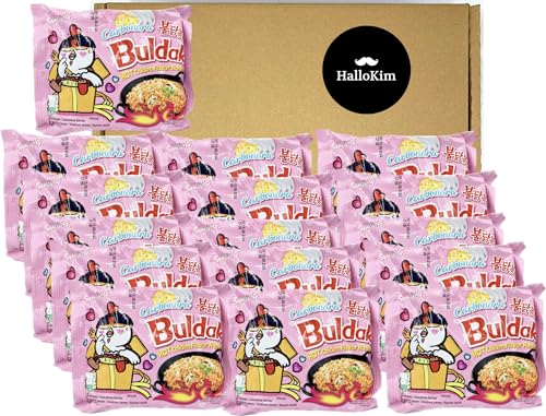 HalloKim Buldak Carbonara Lover Box (16er Pack Samyang Hot Chicken Carbonara) von HalloKim