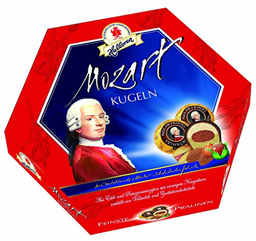 Halloren Mozart Kugeln – Milch und dunkle Schokolade - 280 g von Halloren