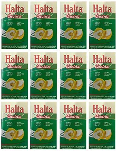 12x Halta Cucina Preparato Alimentare UHT per Cucina Cremige Zubereitung UHT für die Küche Ideal für Pasta, Saucen, Pizza Kochsahne Sahne 1000ml 12x Halta Cucina Preparato Alimentare UHT per Cucina Cremige Zubereitung UHT für die Küche Ideal für Pasta, Saucen, Pizza Kochsahne Sahne 1000ml von Halta