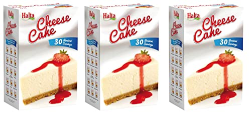 3x Halta Preparato per Cheesecake Vorbereitet für Käsekuchen 900g Packung Ideal zur Herstellung der Füllung für den typisch amerikanischen Käsekuchen von Halta