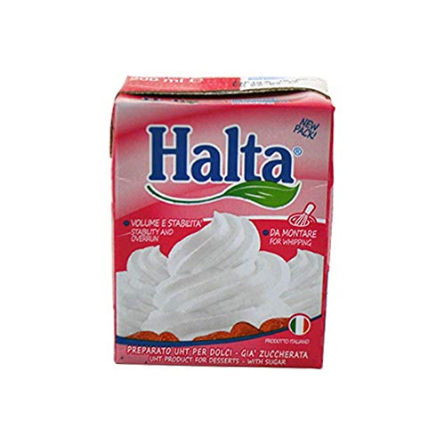 3x Halta Preparato per dolci da montare gia zuccherata UHT-Basis für Süßigkeiten schon gesüßt 200ml Gebäckprodukt 3x Halta Preparato per dolci da montare gia zuccherata UHT-Basis für Süßigkeiten schon gesüßt 200ml Gebäckprodukt von Halta